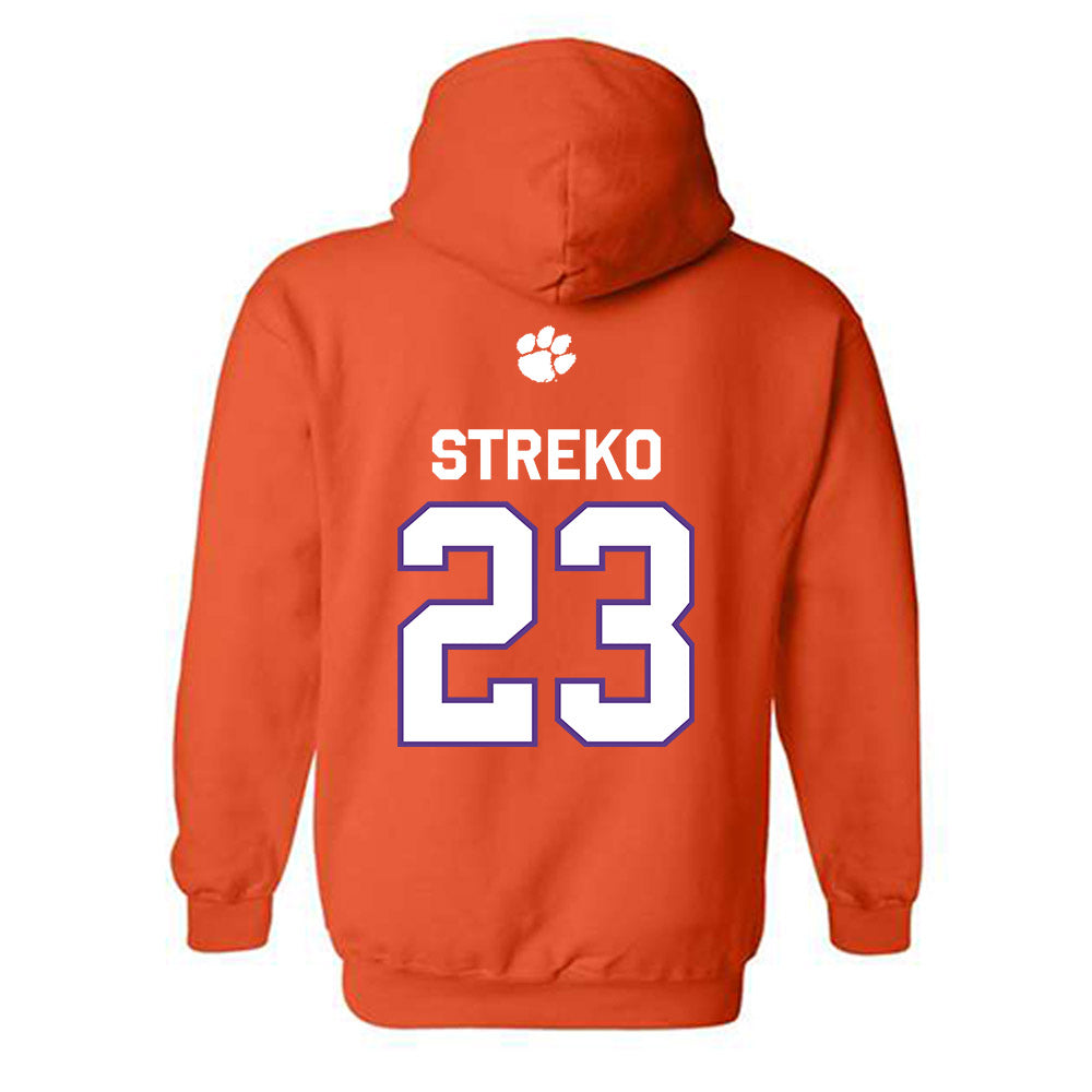 Clemson - NCAA Football : Peyton Streko - Classic Shersey Hooded Sweatshirt-1