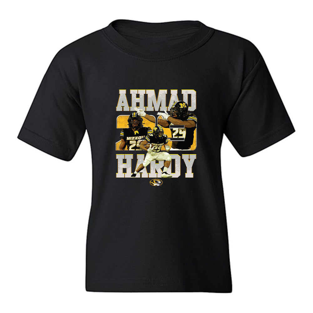 Missouri - NCAA Football : Ahmad Hardy - Collage Youth T-Shirt-0