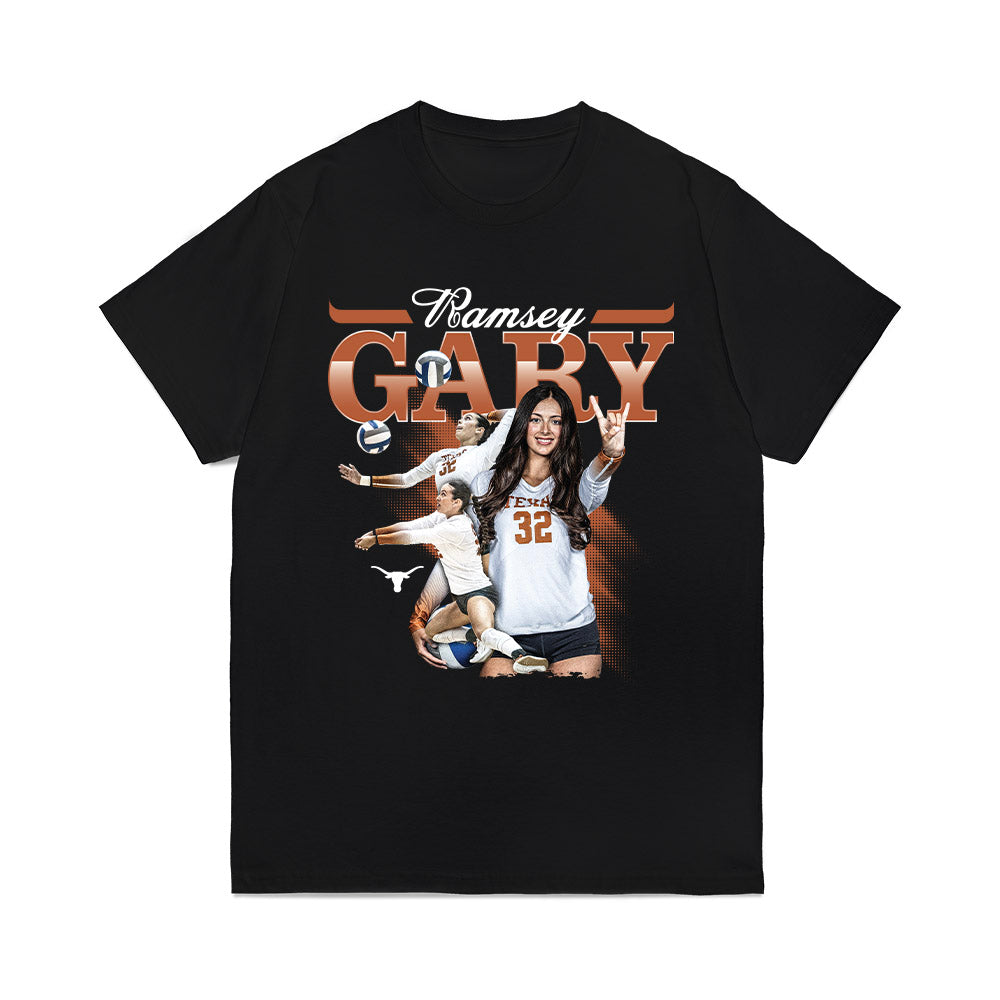 Texas - NCAA Womens Volleyball : Ramsey Gary - Collage Comfort Colors T-Shirt-0