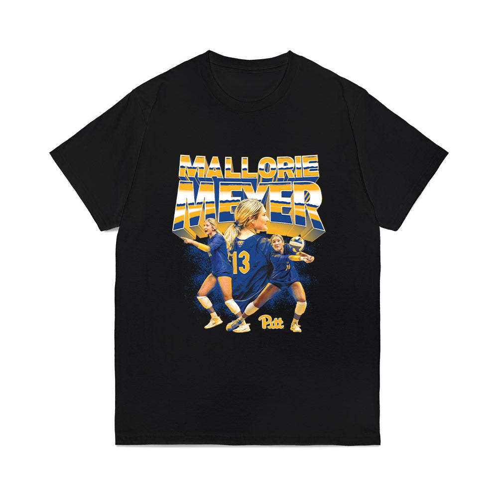 Pittsburgh - NCAA Womens Volleyball : Mallorie Meyer - Collage Comfort Colors T-Shirt-0