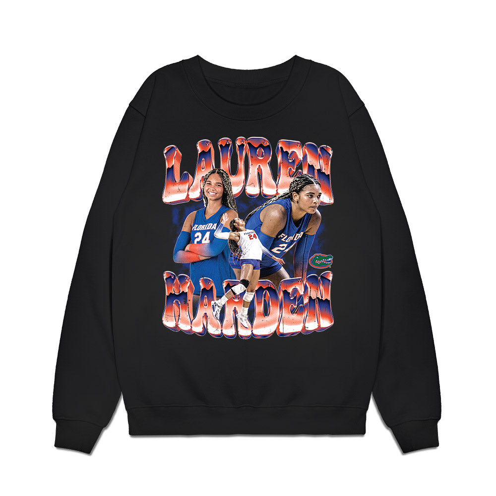 Florida - NCAA Womens Volleyball : Lauren Harden - Individual Collage Premium Crewneck Sweatshirt-0