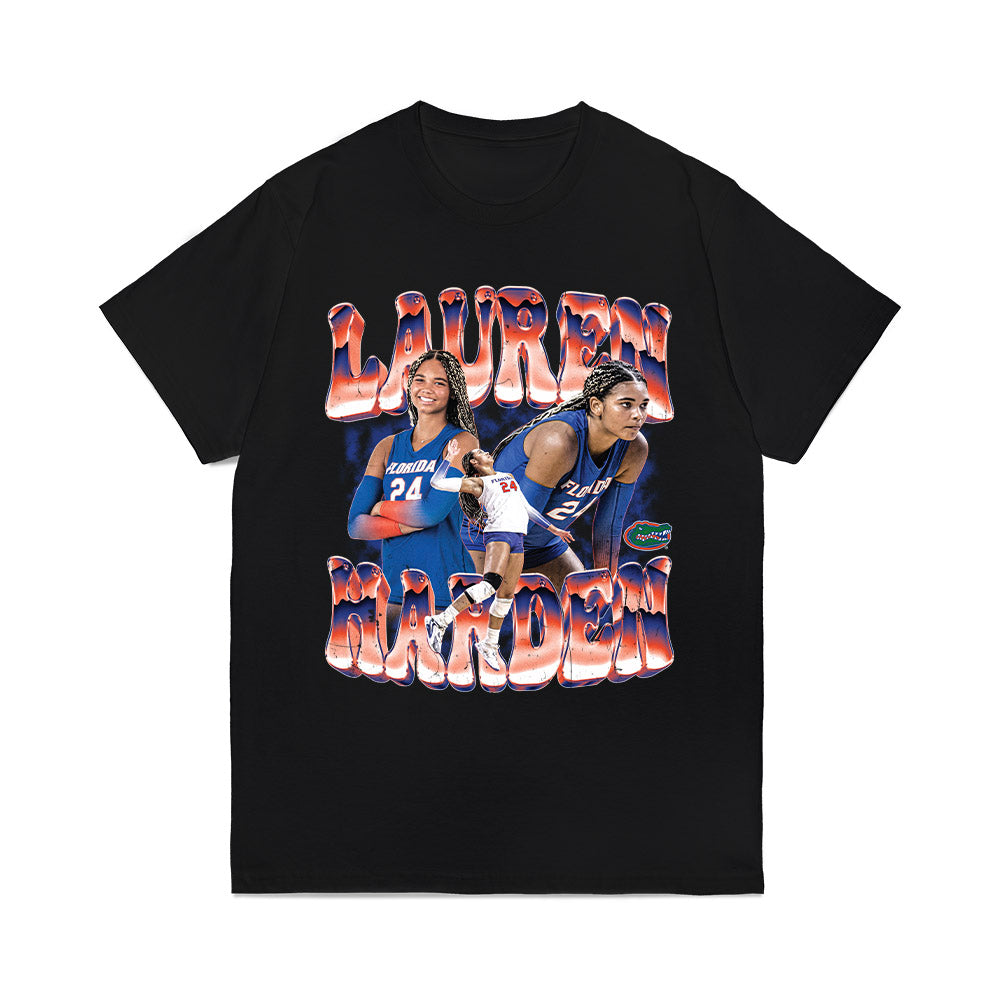 Florida - NCAA Womens Volleyball : Lauren Harden - Individual Collage Comfort Colors T-Shirt-0