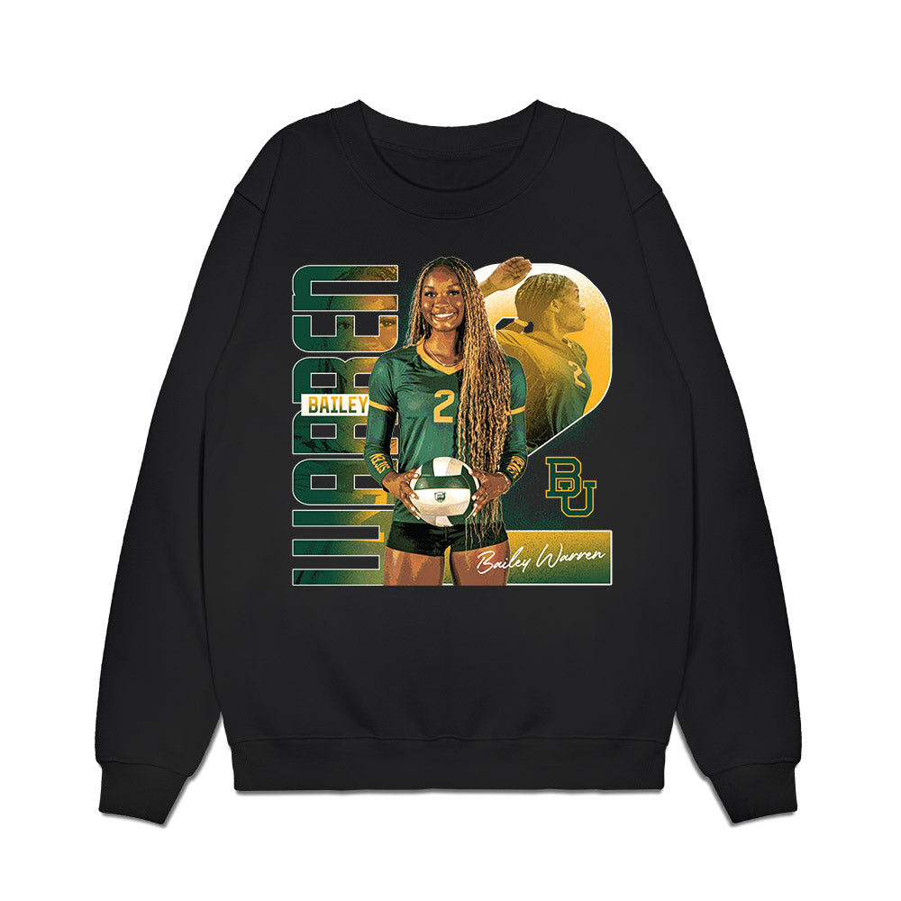Baylor - NCAA Womens Volleyball : Bailey Warren - Collage Premium Crewneck Sweatshirt-0