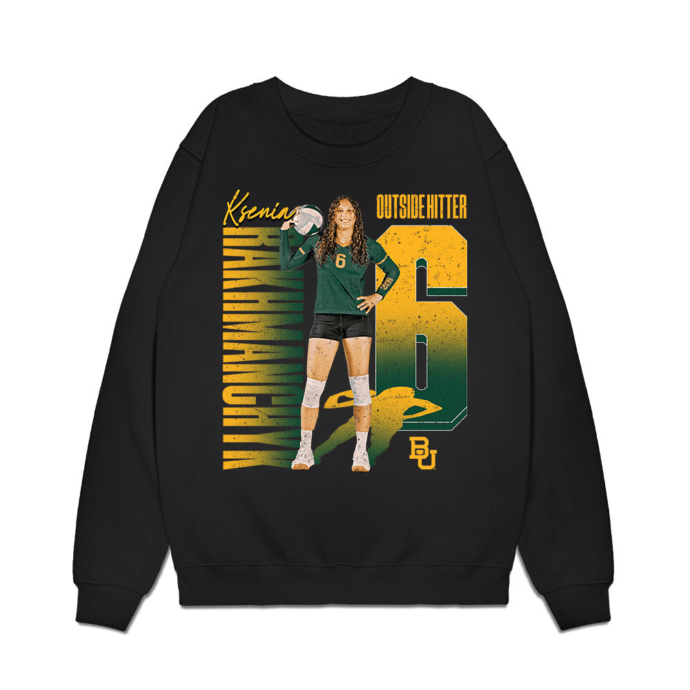 Baylor - NCAA Womens Volleyball : Kseniya Rakhmanchyk - Collage Premium Crewneck Sweatshirt-0
