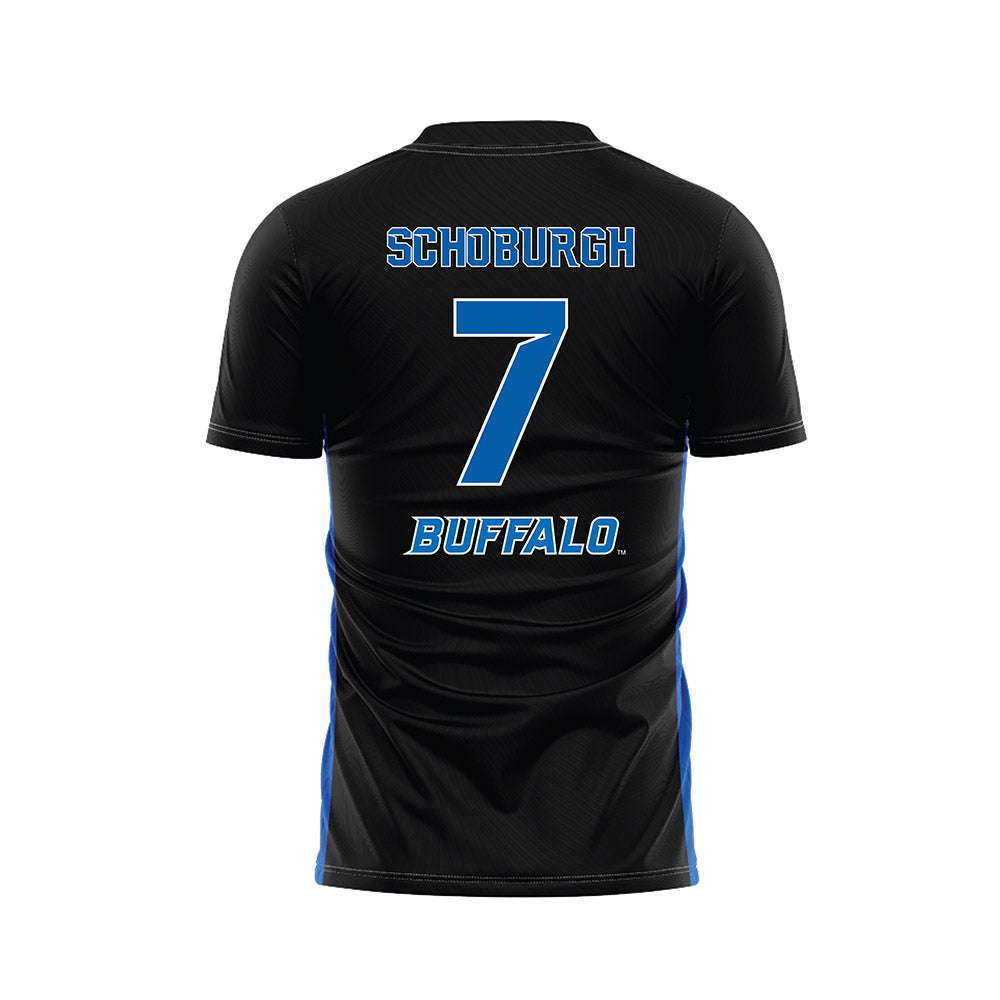 Buffalo - NCAA Women's Soccer : Jayda Schoburgh - Blue Soccer Jersey-1