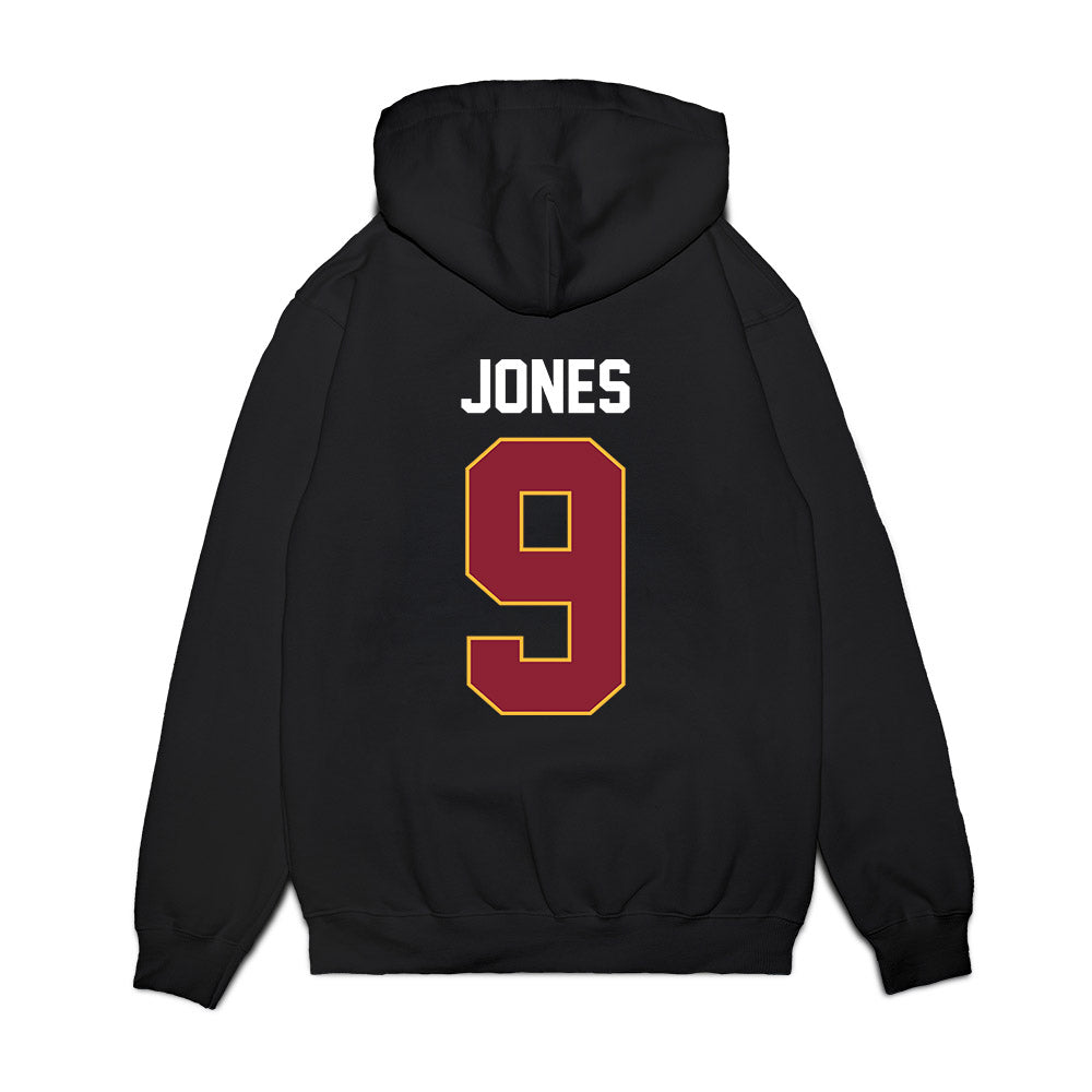 UMN Duluth - NCAA Women's Volleyball : Ava Jones - Sports Shersey Premium Hooded Sweatshirt-1