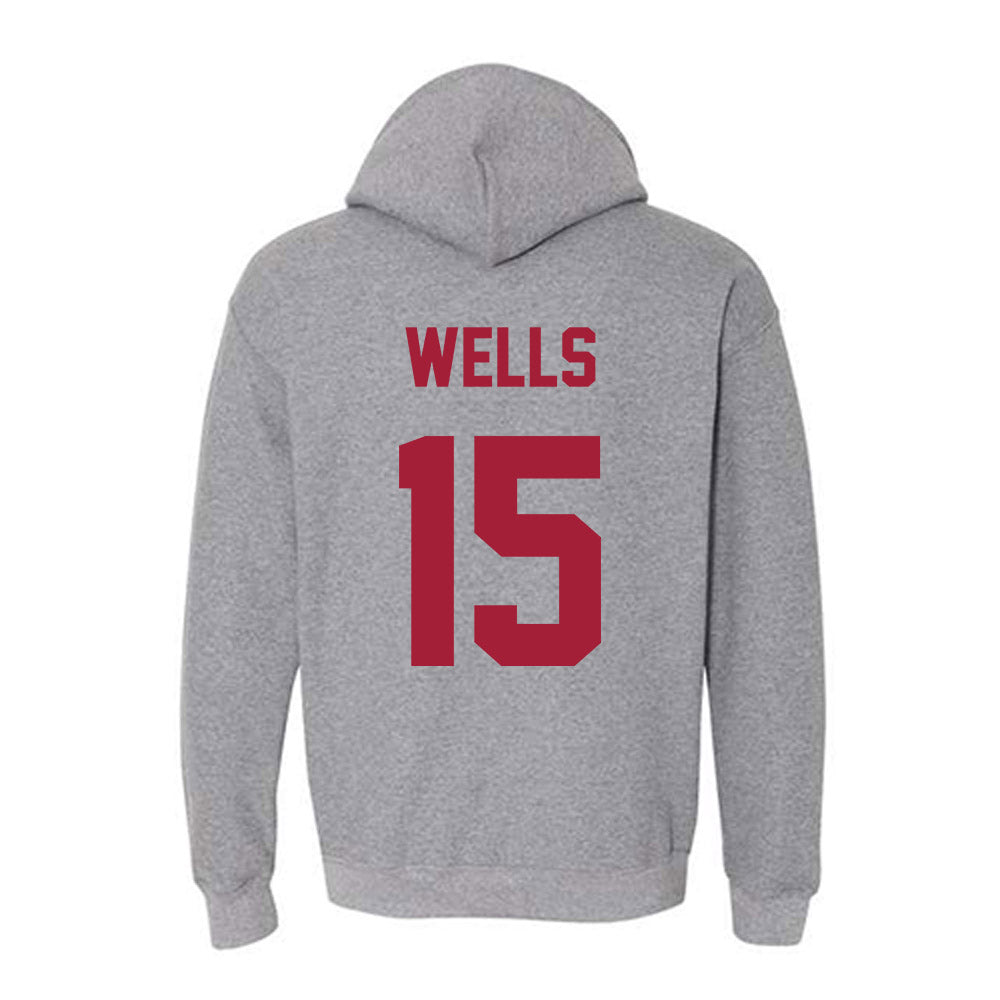 Alabama - NCAA Softball : Brooke Wells - Sports Shersey Hooded Sweatshirt-1