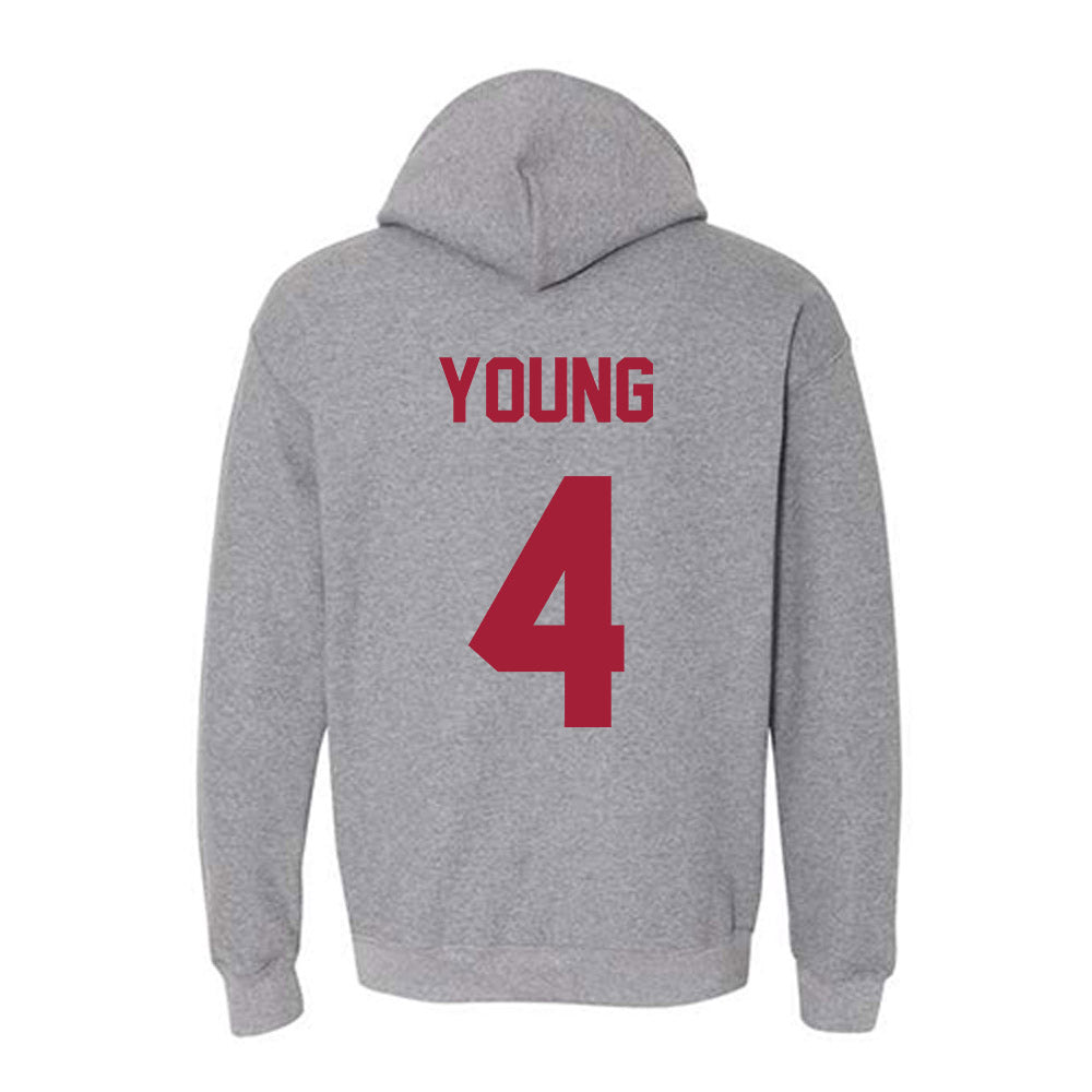 Alabama - NCAA Softball : Jena Young - Sports Shersey Hooded Sweatshirt-1