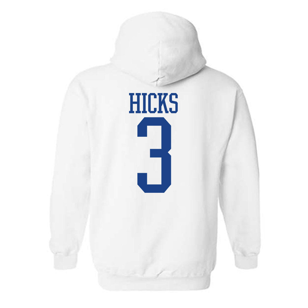 Pittsburgh - NCAA Football : Blue Hicks - Classic Shersey Hooded Sweatshirt-1