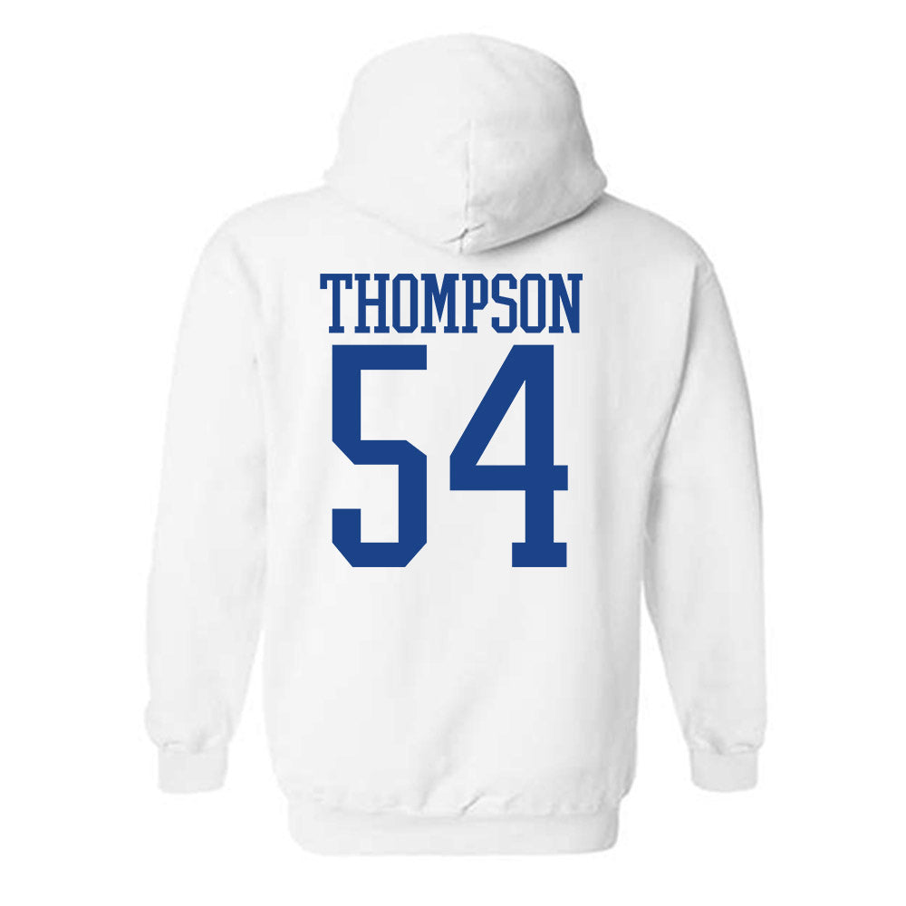 Pittsburgh - NCAA Football : Justin Thompson - Classic Shersey Hooded Sweatshirt-1