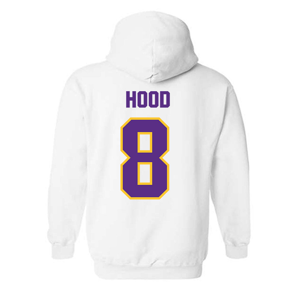 LSU - NCAA Baseball : Landon Hood - Sports Shersey Hooded Sweatshirt-1