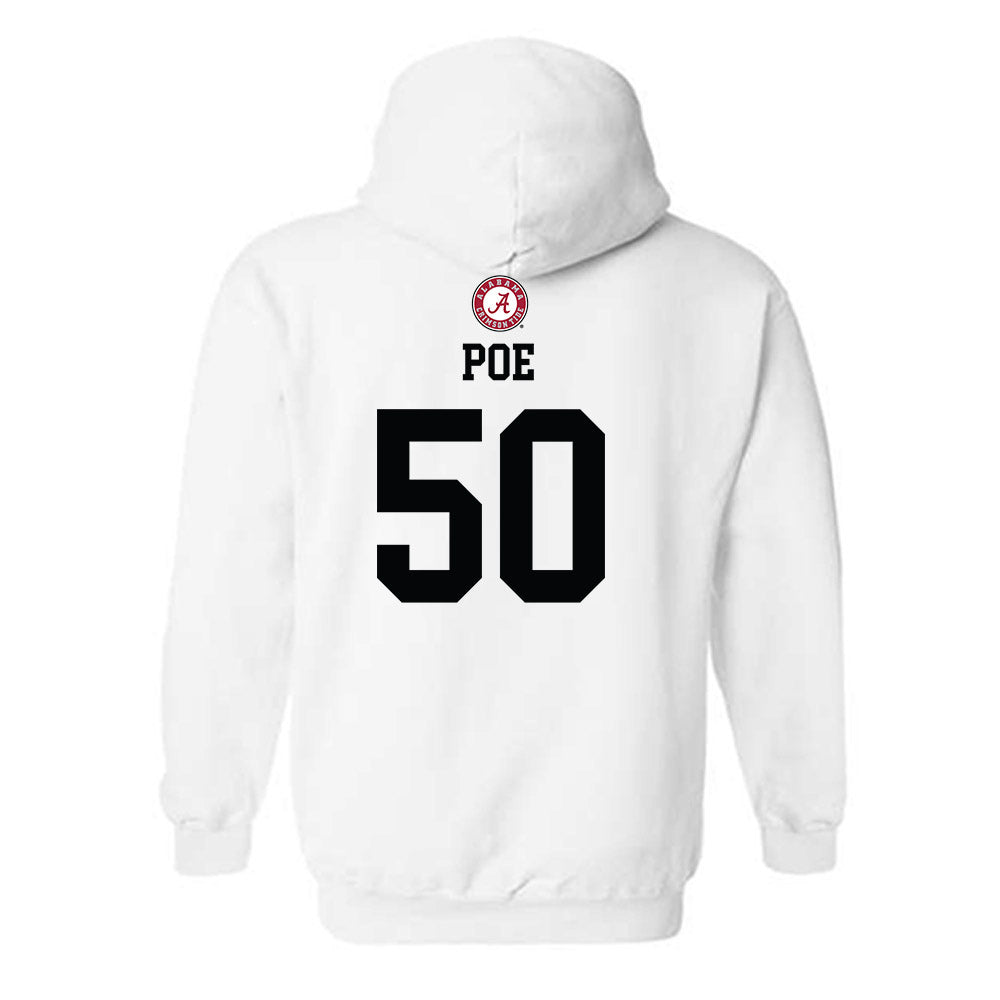 Alabama - NCAA Football : Casey Poe - Sports Shersey Hooded Sweatshirt