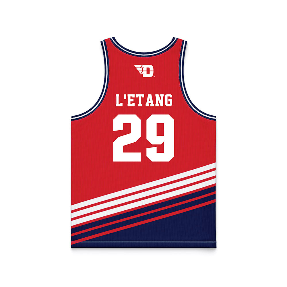 Dayton - NCAA Men's Basketball : Amael L'Etang - Red Basketball Jersey-1