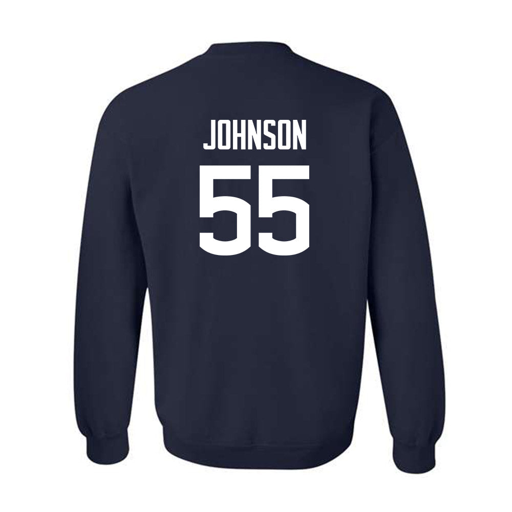 UConn - NCAA Football : Fred Johnson - Classic Shersey Crewneck Sweatshirt-1