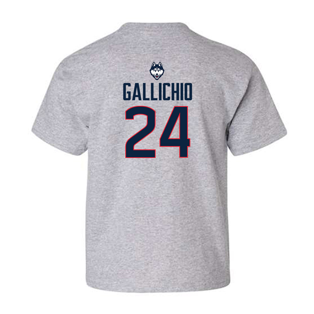 UConn - NCAA Men's Lacrosse : Eric Gallichio - Classic Shersey Youth T-Shirt-1