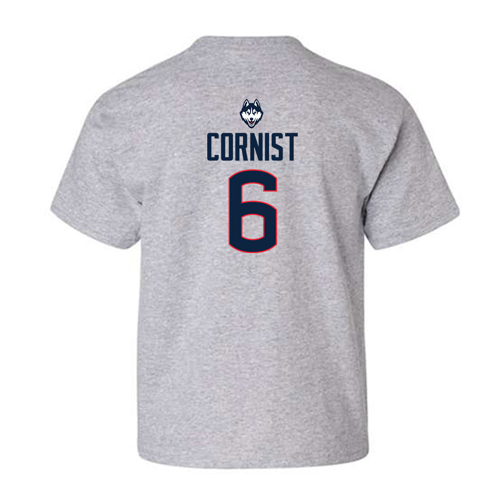 UConn - NCAA Football : Trey Cornist - Classic Shersey Youth T-Shirt-1