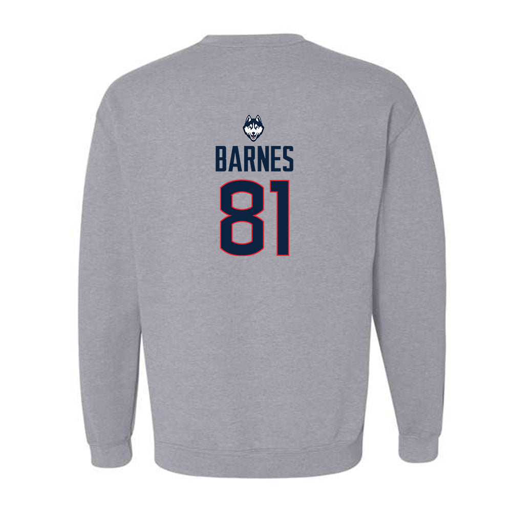 UConn - NCAA Football : Logan Barnes - Classic Shersey Crewneck Sweatshirt-1