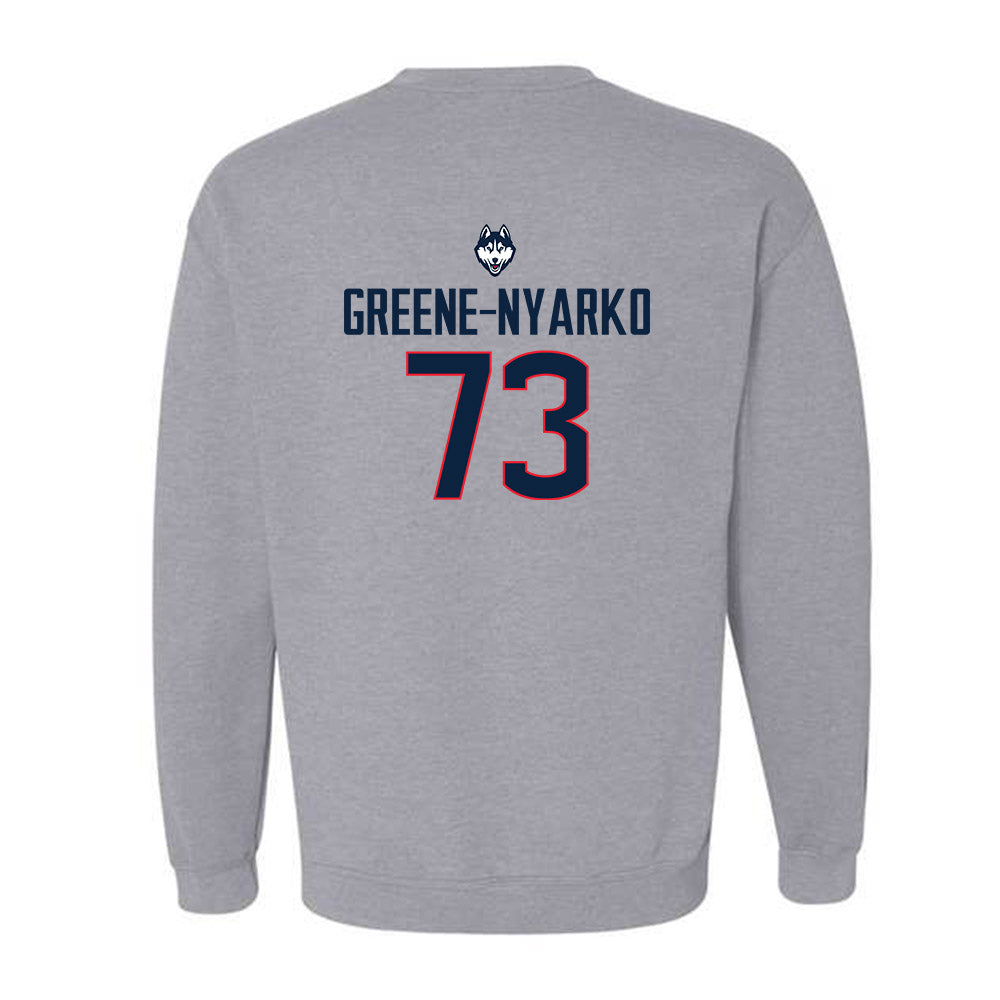 UConn - NCAA Football : Raphael Greene-Nyarko - Classic Shersey Crewneck Sweatshirt-1