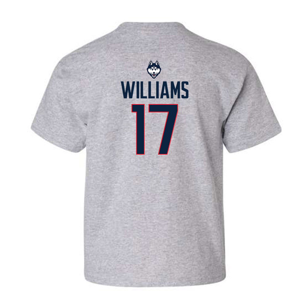 UConn - NCAA Football : Teddy Williams - Classic Shersey Youth T-Shirt