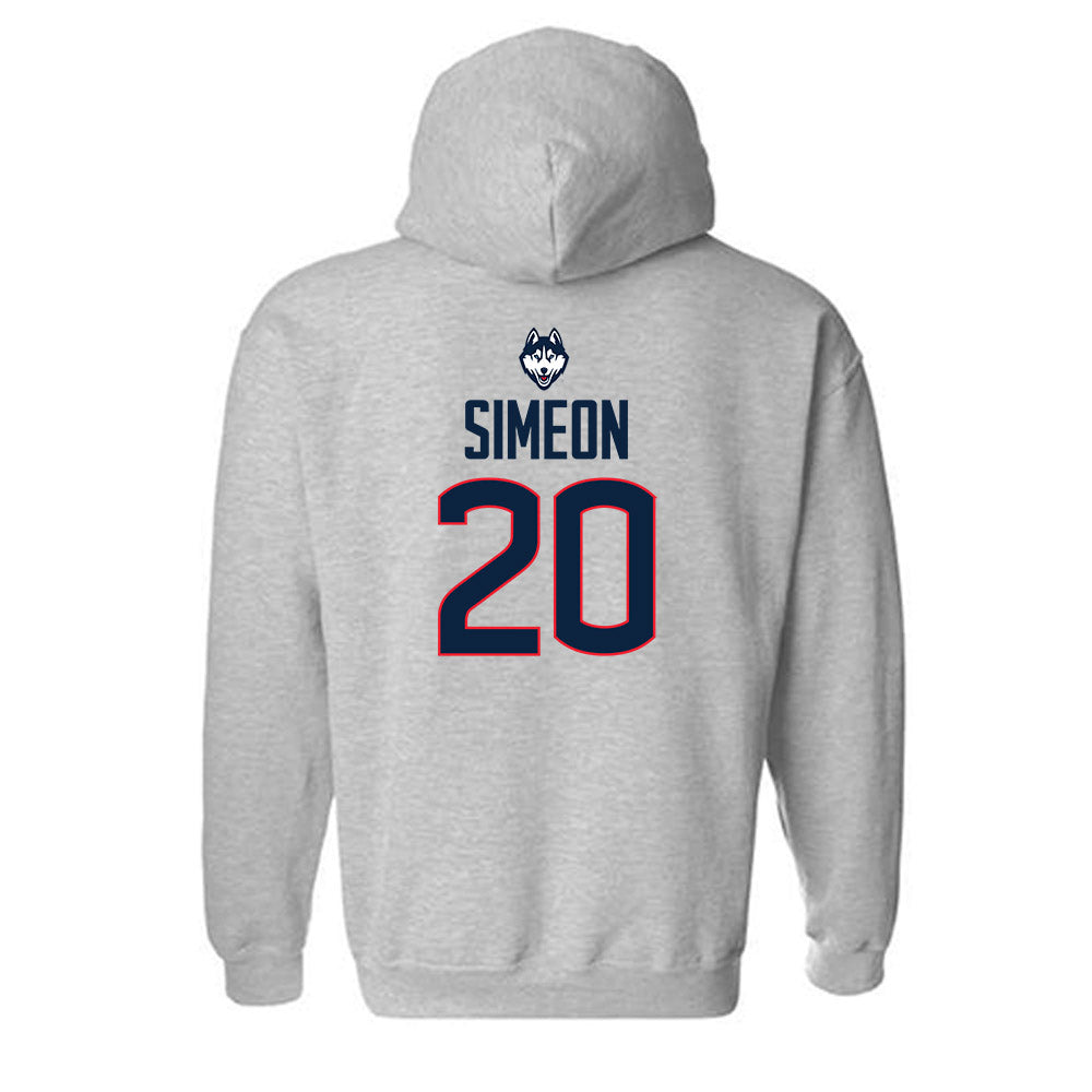UConn - NCAA Football : Shawn Simeon - Classic Shersey Hooded Sweatshirt-1
