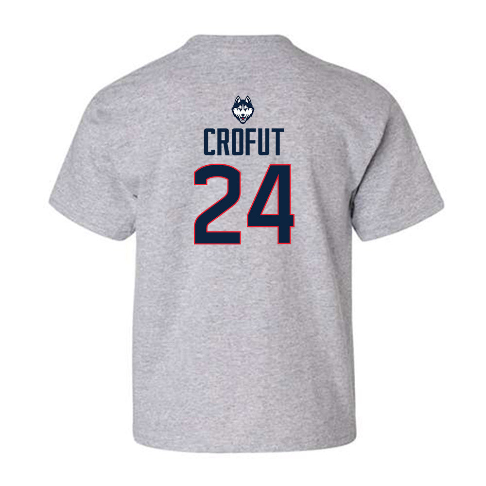 UConn - NCAA Football : Tashi Crofut - Classic Shersey Youth T-Shirt-1