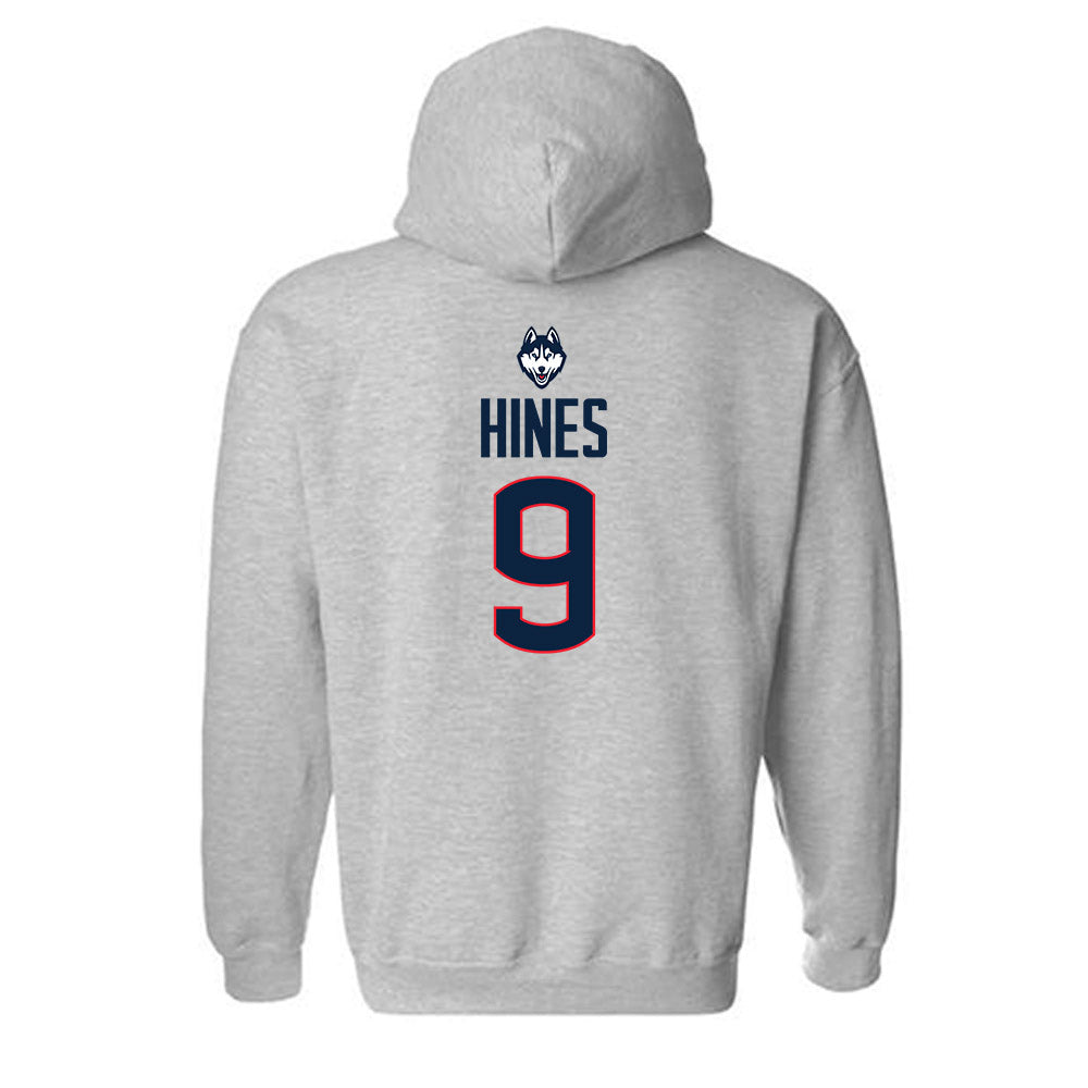 UConn - NCAA Men's Basketball : Na'Jai Hines - Classic Shersey Hooded Sweatshirt-1