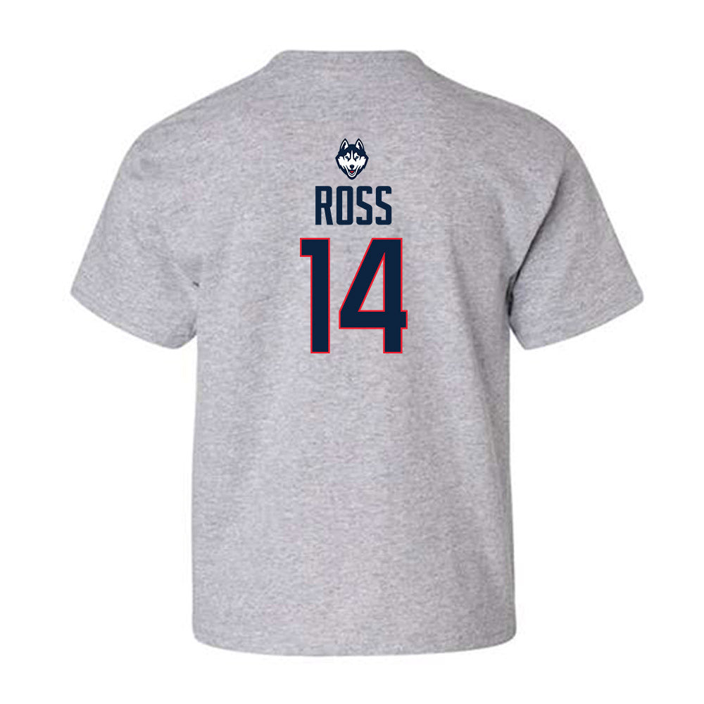 UConn - NCAA Football : Emanuel Ross - Classic Shersey Youth T-Shirt-1