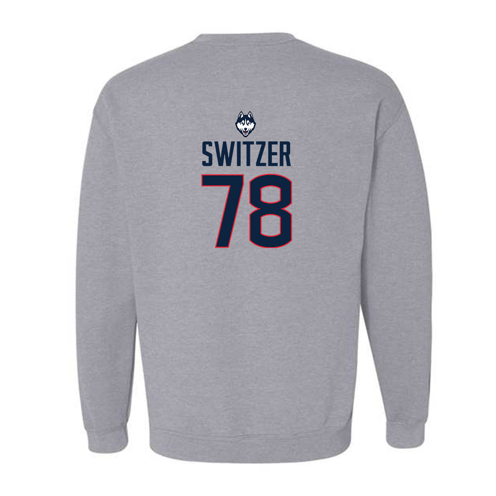 UConn - NCAA Football : Isiah Switzer - Classic Shersey Crewneck Sweatshirt-1