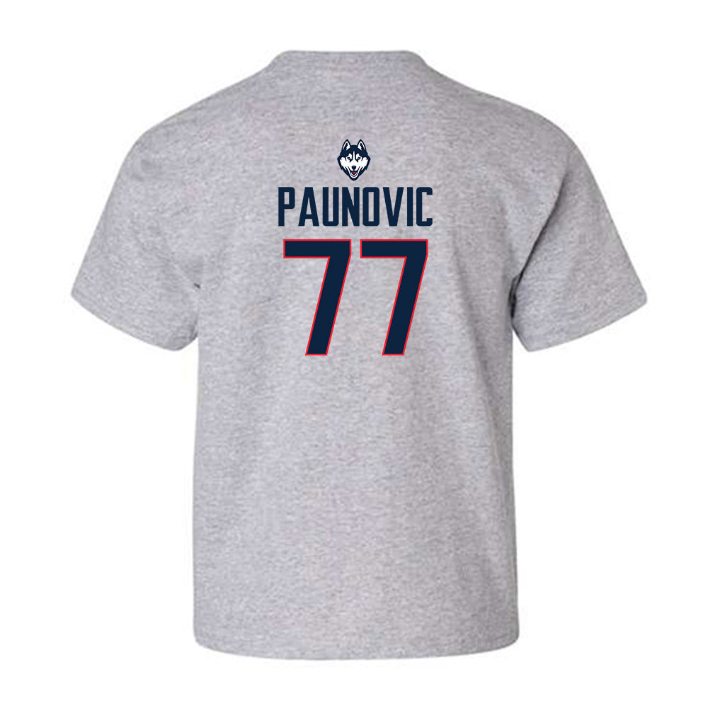 UConn - NCAA Men's Basketball : Uros Paunovic - Classic Shersey Youth T-Shirt-1