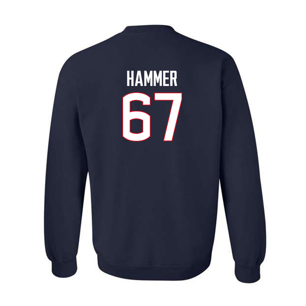 UConn - NCAA Football : Hannes Hammer - Classic Shersey Crewneck Sweatshirt-1
