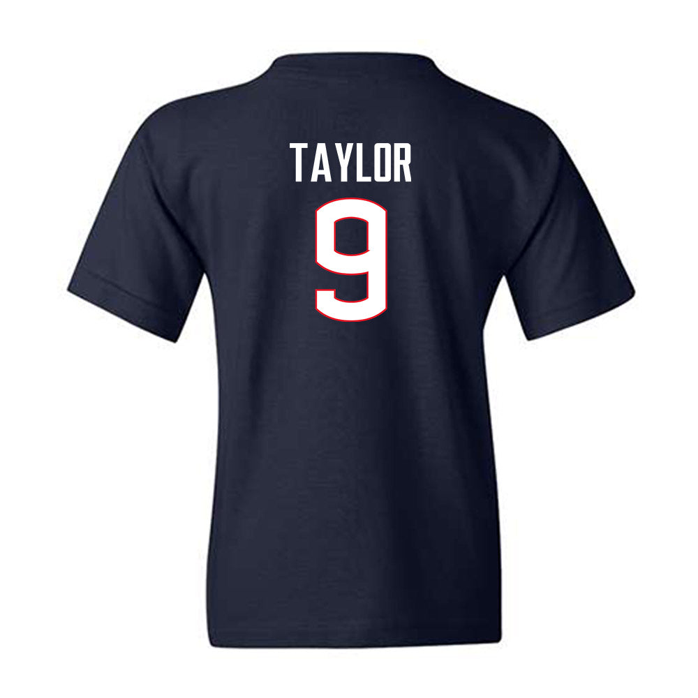 UConn - NCAA Baseball : Chase Taylor - Classic Shersey Youth T-Shirt-1