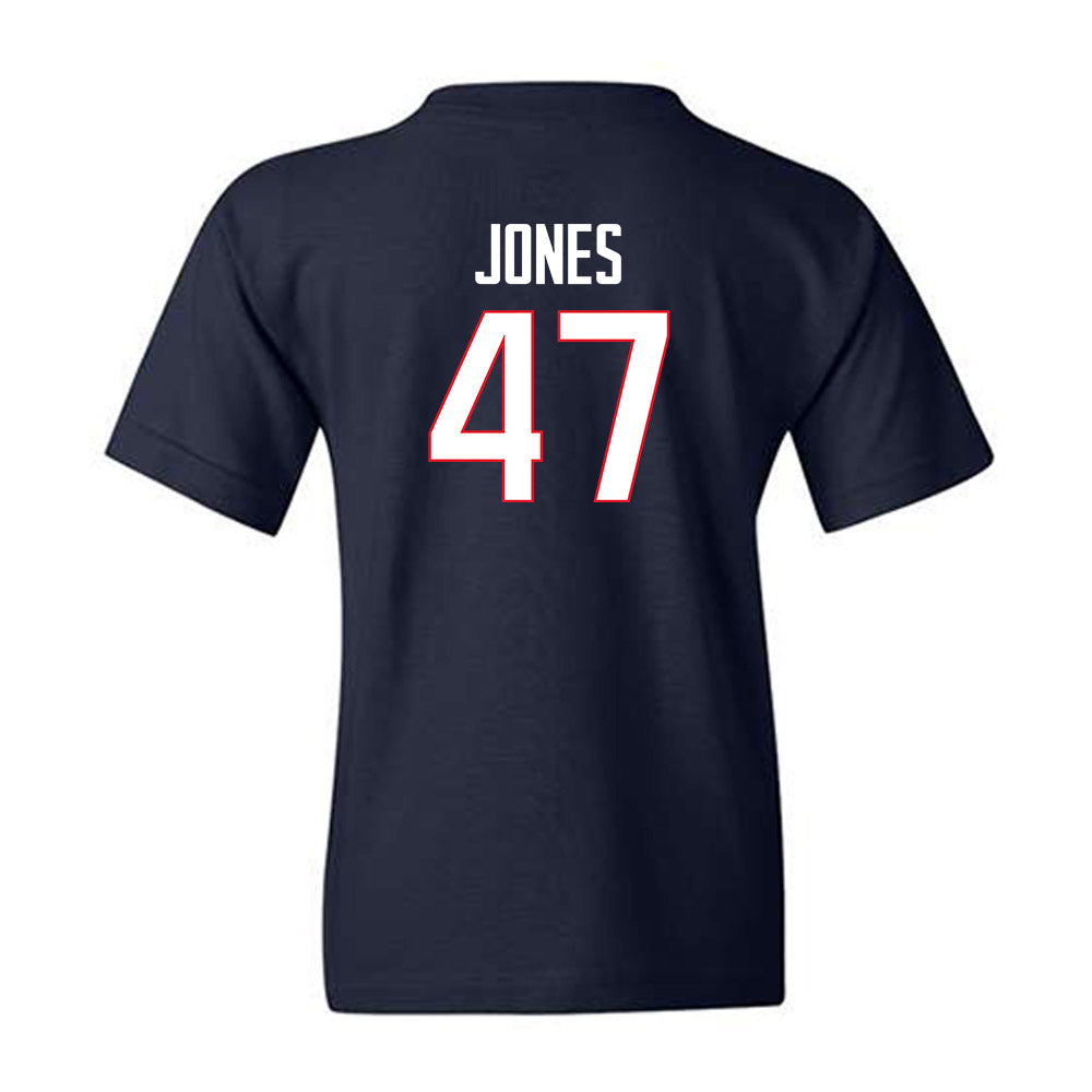 UConn - NCAA Football : Jayden Jones - Classic Shersey Youth T-Shirt-1