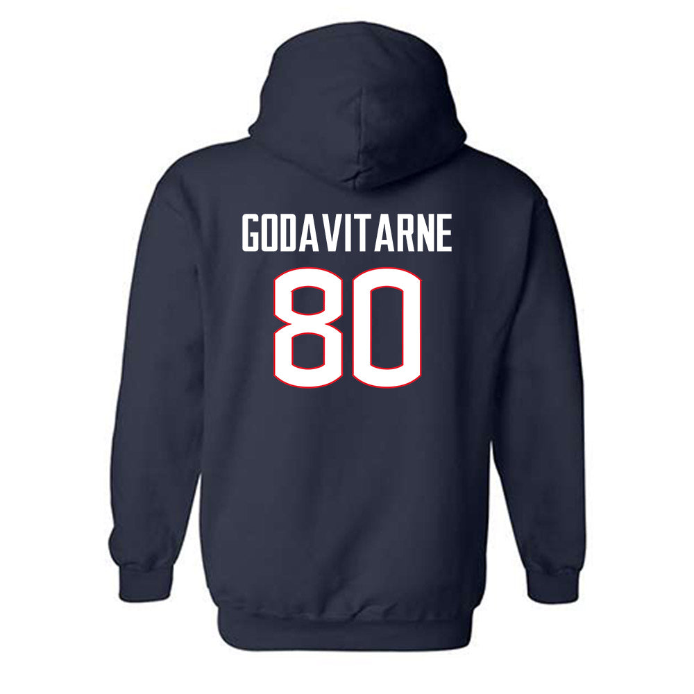 UConn - NCAA Football : Alex Godavitarne - Classic Shersey Hooded Sweatshirt-1