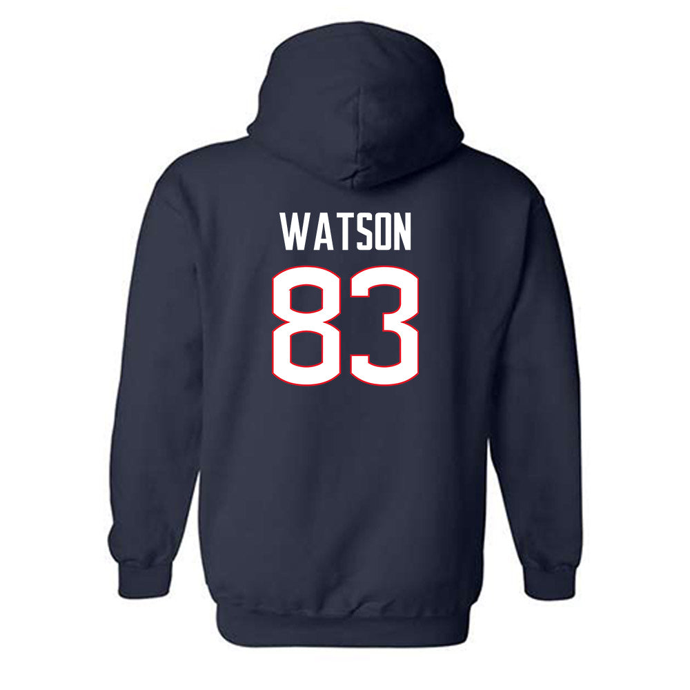 UConn - NCAA Football : Xavier Watson - Classic Shersey Hooded Sweatshirt-1