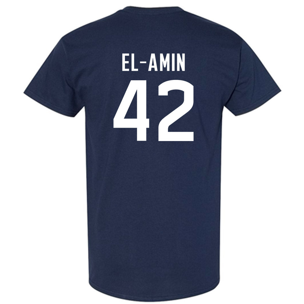 UConn - Men's Basketball Legends : Khalid El-Amin - Sports Shersey T-Shirt-1