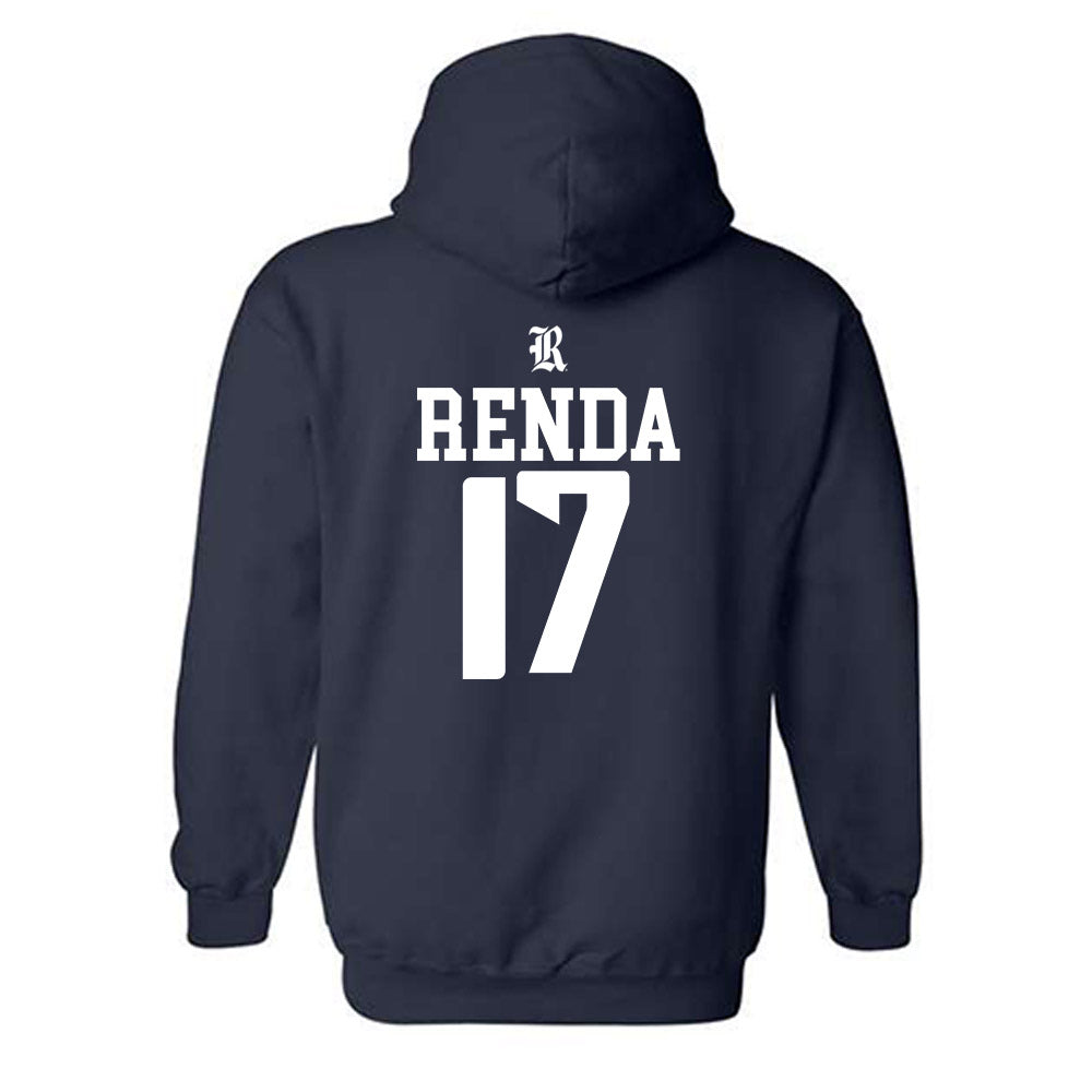 Rice - NCAA Football : Jake Renda - Classic Shersey Hooded Sweatshirt-1
