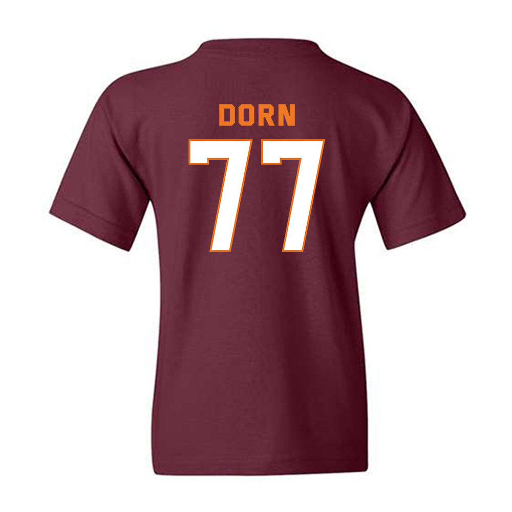 Virginia Tech - NCAA Men's Basketball : Antonio Dorn - Sports Shersey Youth T-Shirt-1