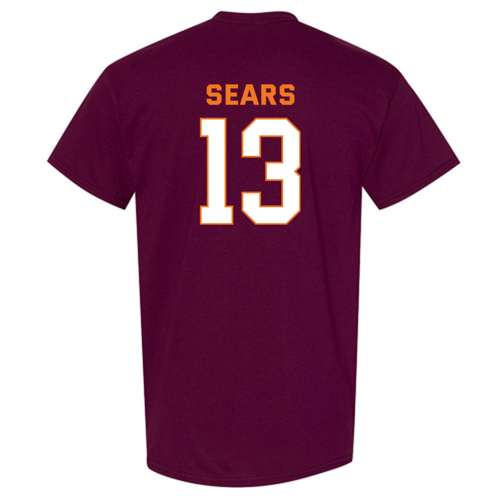 Virginia Tech - NCAA Women's Basketball : Kate Sears - Sports Shersey T-Shirt-1
