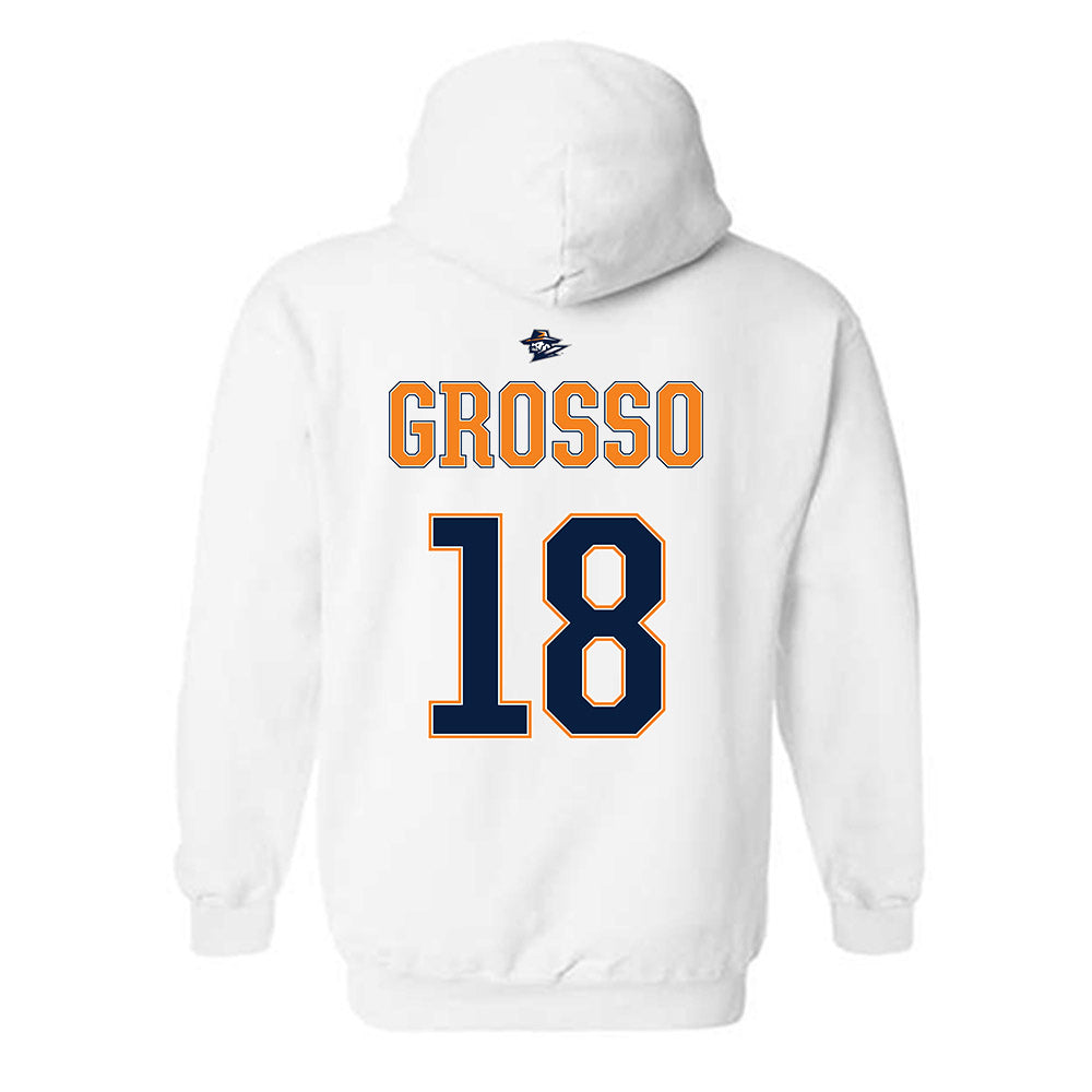 UTEP - NCAA Women's Soccer : Ava Grosso - Generic Shersey Hooded Sweatshirt-1