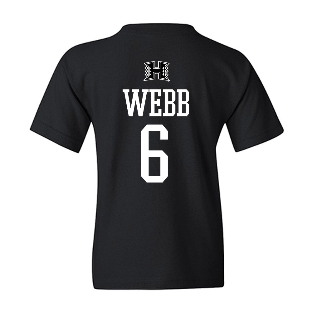 Hawaii - NCAA Women's Basketball : Kyra Webb - Classic Shersey Youth T-Shirt-1