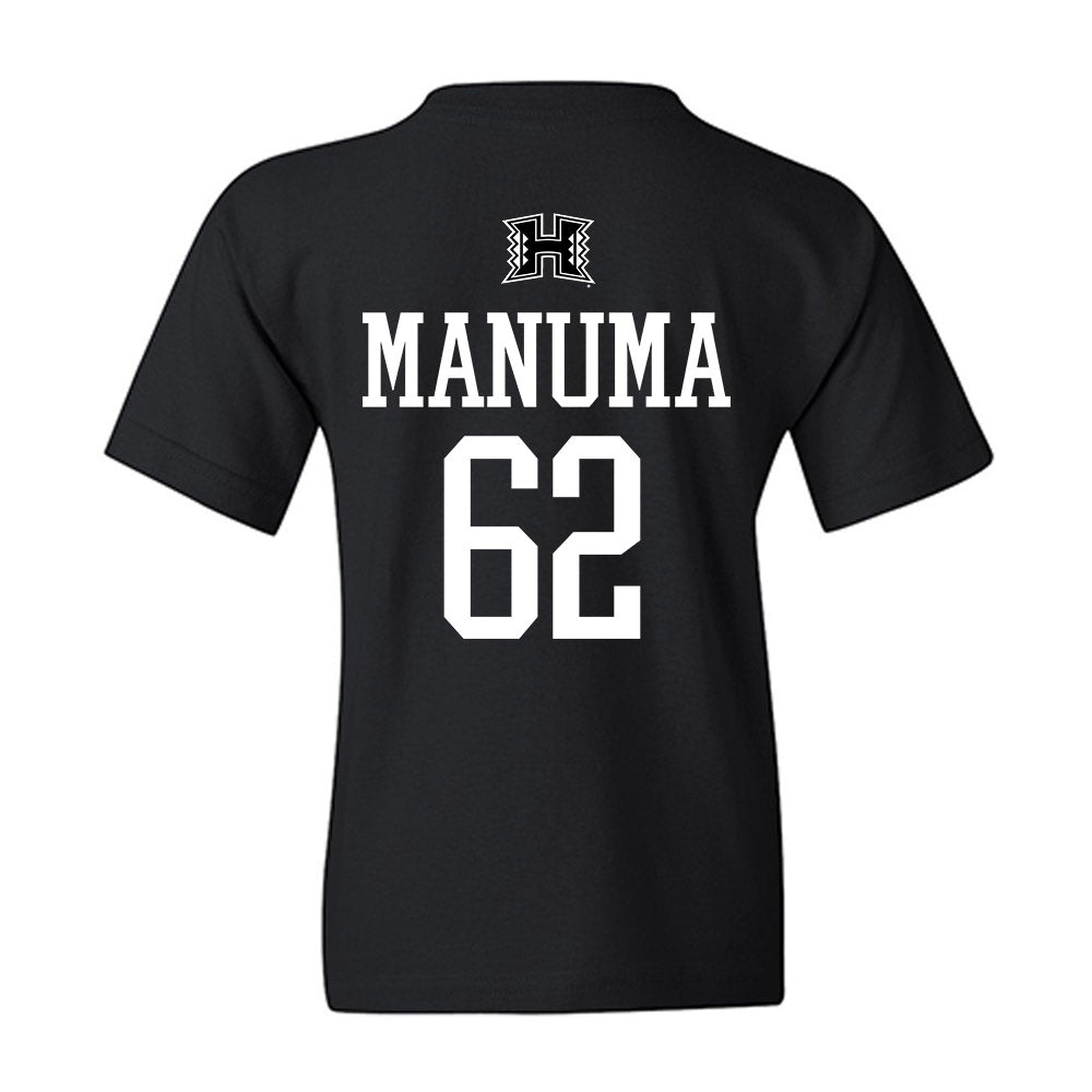 Hawaii - NCAA Football : Lautaimi Manuma - Classic Shersey Youth T-Shirt-1