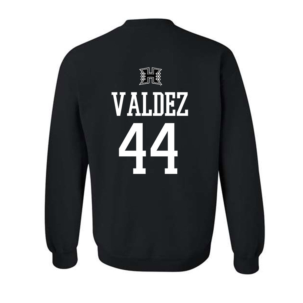 Hawaii - NCAA Baseball : Derek Valdez - Classic Shersey Crewneck Sweatshirt-1