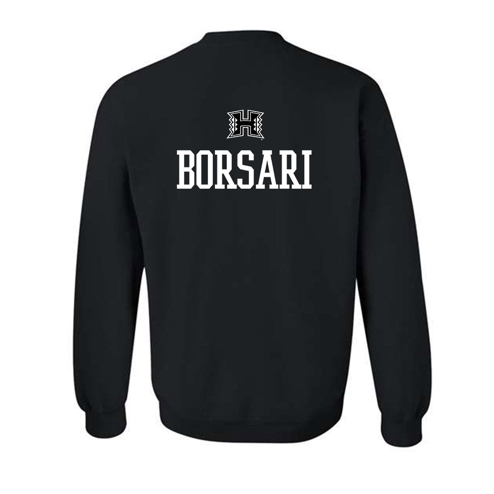 Hawaii - NCAA Football : Hudson Borsari - Classic Shersey Crewneck Sweatshirt-1