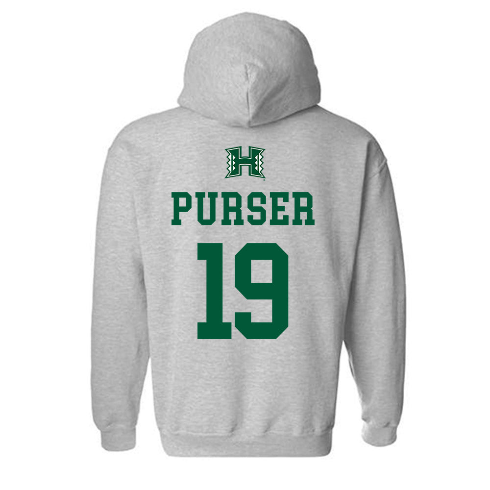 Hawaii - NCAA Women's Volleyball : Rachel Purser - Classic Shersey Hooded Sweatshirt-1