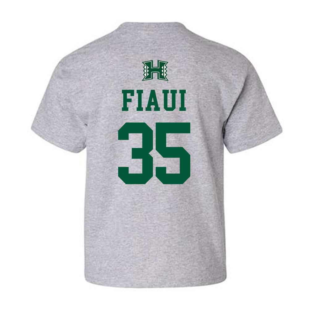 Hawaii - NCAA Football : Junior Fiaui - Classic Shersey Youth T-Shirt-1