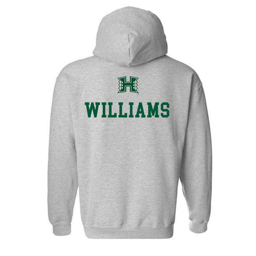 Hawaii - NCAA Football : Elijah Williams - Classic Shersey Hooded Sweatshirt-1