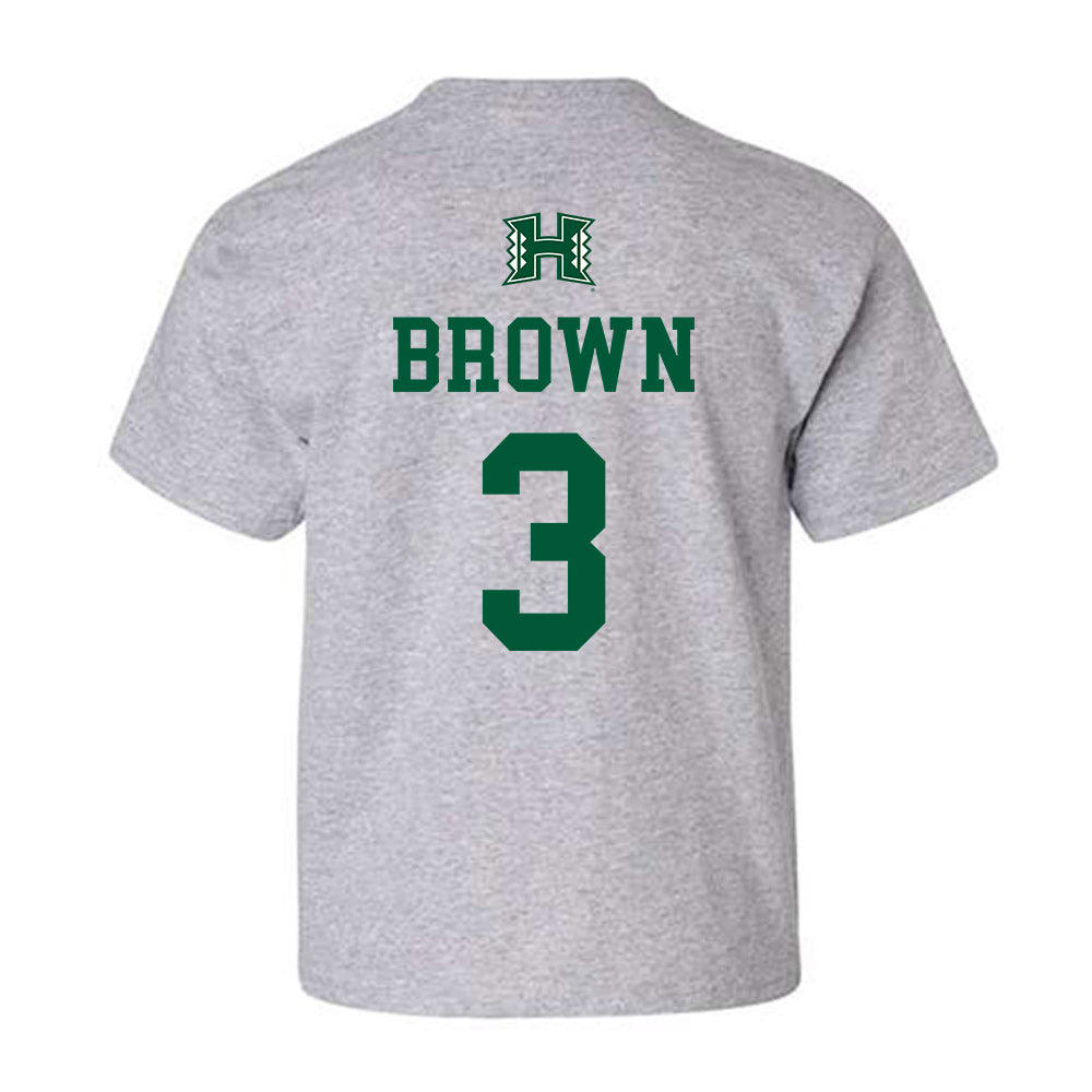 Hawaii - NCAA Football : Carson Brown - Classic Shersey Youth T-Shirt-1