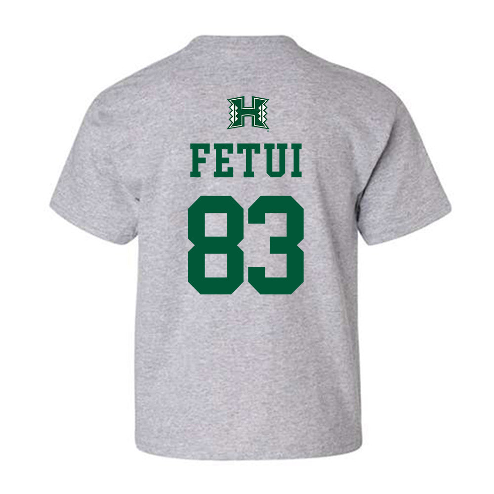 Hawaii - NCAA Football : Josiah Fetui - Classic Shersey Youth T-Shirt-1