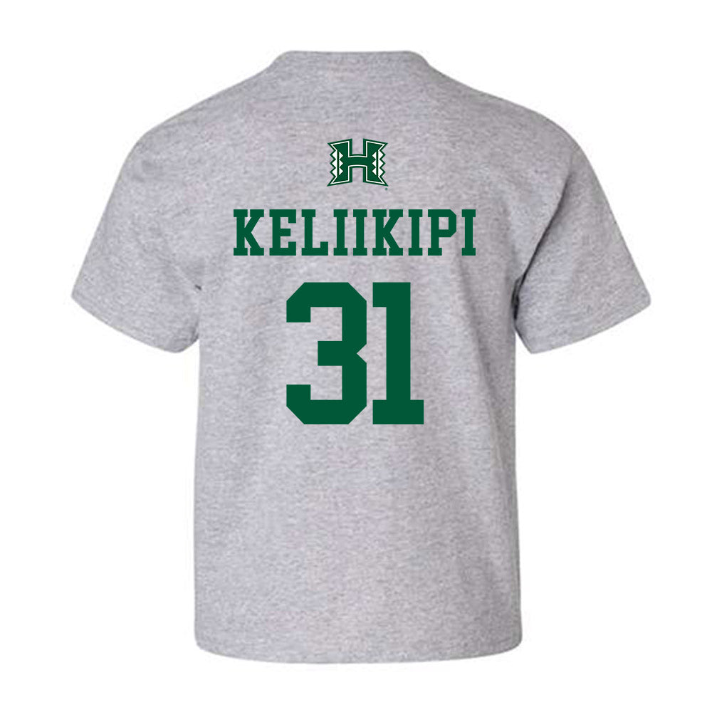 Hawaii - NCAA Football : Tryton Keliikipi - Classic Shersey Youth T-Shirt-1