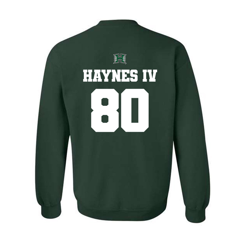 Hawaii - NCAA Football : Robert Haynes IV - Classic Shersey Crewneck Sweatshirt-1